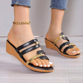 Women’s Summer Wedge Platform Slippers