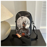 Halloween Pumpkin Cartoon Crossbody Bag
