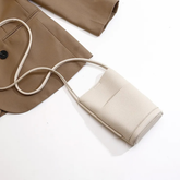 Soft Leather Crossbody Phone Bag