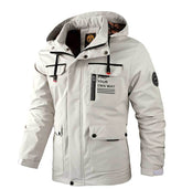 Men's Casual Hooded Jacket Parka Autumn And Winter Windproof Coat