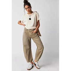 Women’s Wide-Leg Stretch Denim Jeans