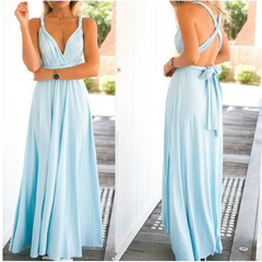 Women’s Sexy Backless Bandage Maxi Dress