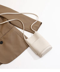 Soft Leather Crossbody Phone Bag