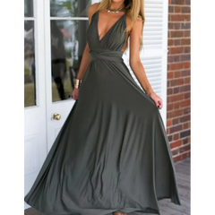 Women’s Sexy Backless Bandage Maxi Dress