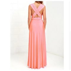 Women’s Sexy Backless Bandage Maxi Dress