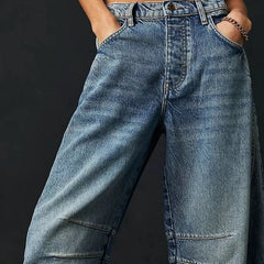 Women’s Wide-Leg Stretch Denim Jeans