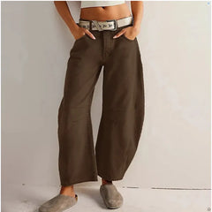 Women’s Wide-Leg Stretch Denim Jeans