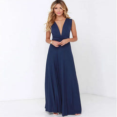 Women’s Sexy Backless Bandage Maxi Dress