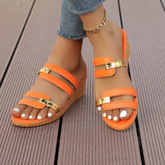 Women’s Summer Wedge Platform Slippers