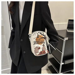 Halloween Pumpkin Cartoon Crossbody Bag