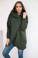 Women's Plus Size Solid Color Coat