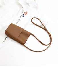Soft Leather Crossbody Phone Bag
