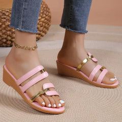 Women’s Summer Wedge Platform Slippers