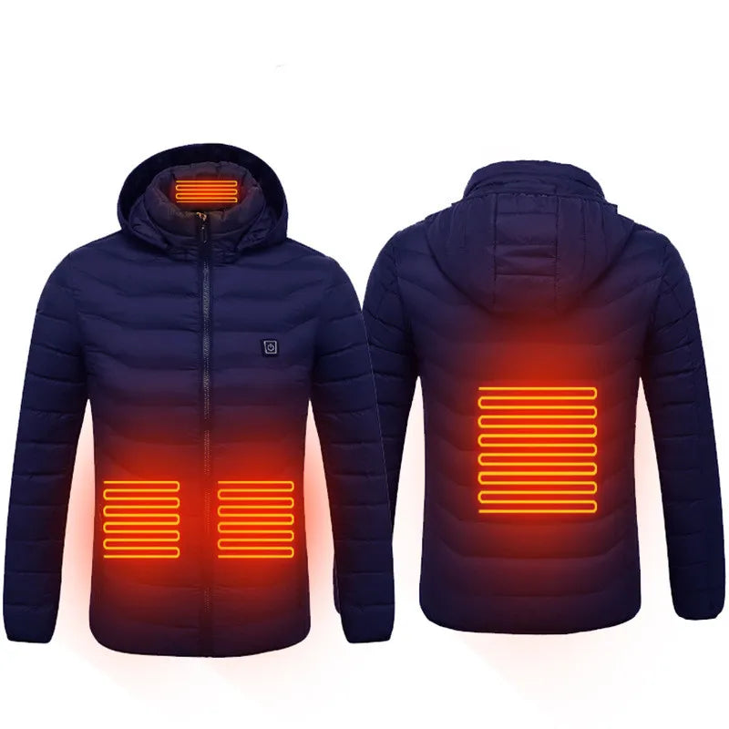 USB Heated Jacket – Men’s Thermal Winter Coat