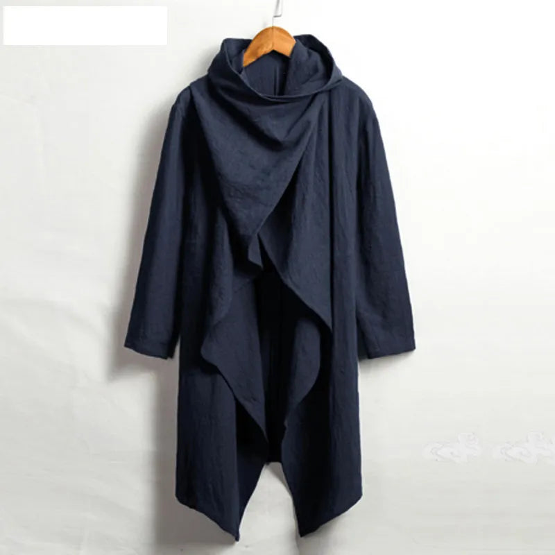 Men’s Long Sleeve Trench Cardigan