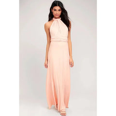 Women’s Sexy Backless Bandage Maxi Dress