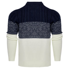 Men's Knitted Sweater Fashion Long-sleeved Pullover Tops Fall And Winter Clothing
