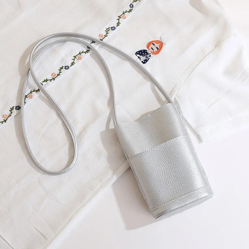 Soft Leather Crossbody Phone Bag