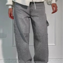 Shiny Wide-Leg Women’s Jeans