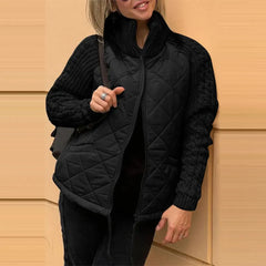 Women's Winter Cotton Jacket – Warm, Zippered & Stylish