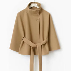 Women’s Belted Batwing Winter Coat