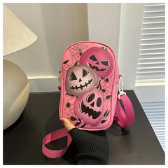 Halloween Pumpkin Cartoon Crossbody Bag