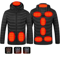 USB Heated Jacket – Men’s Thermal Winter Coat