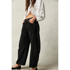 Women’s Wide-Leg Stretch Denim Jeans