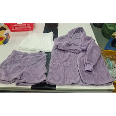 3PCS Women’s Loungewear Set – Crop Top & Shorts